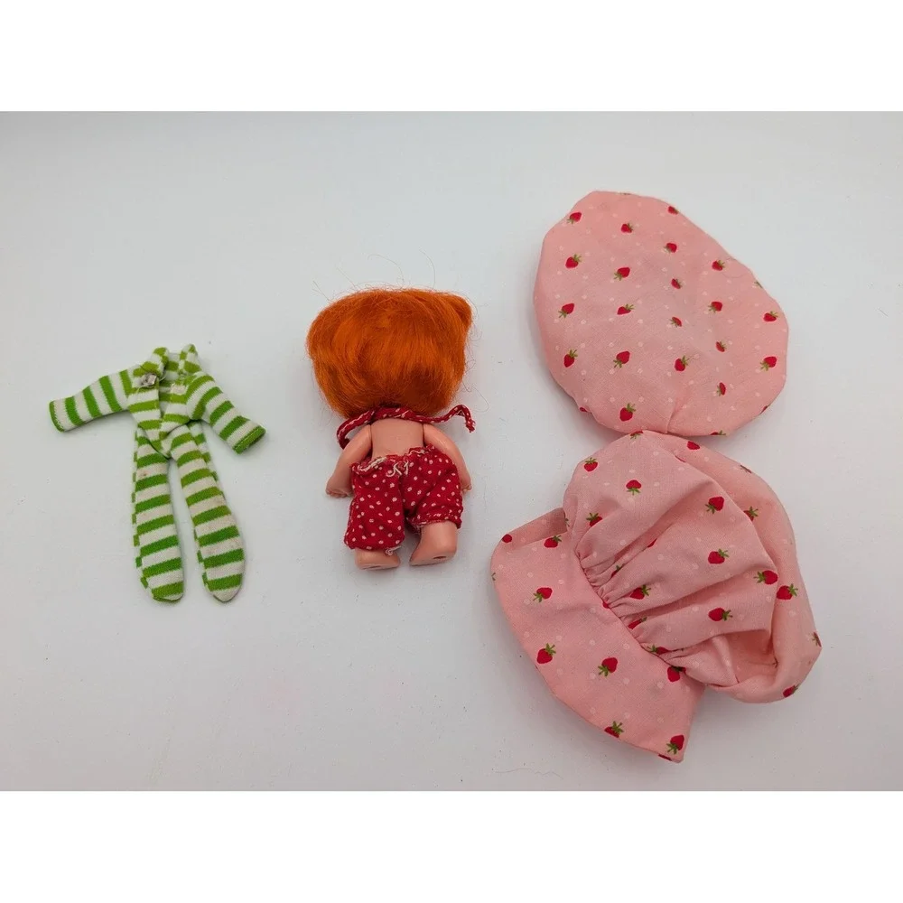 Kenner Strawberry Shortcake Doll Aople Dumplin Hat Vintage Toy